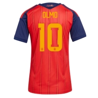 Camiseta España Dani Olmo #10 Primera Equipación Replica Mundial 2026 para mujer mangas cortas